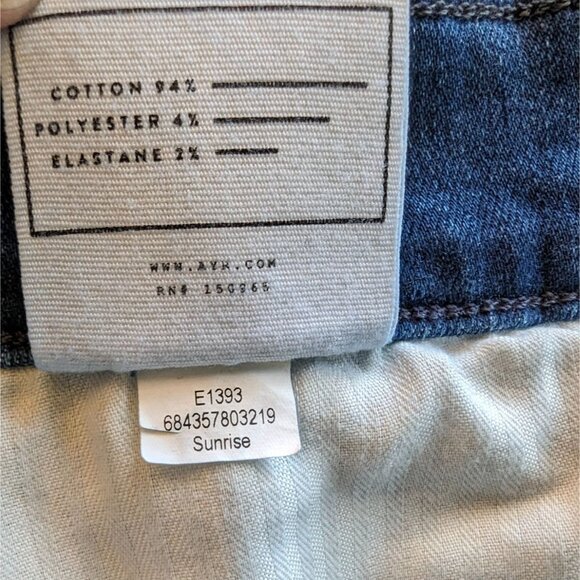 AYR The Chiller Skinny Sunrise Mid-Rise Womens medium wash Jeans size W 32 L 32 - Picture 9 of 16
